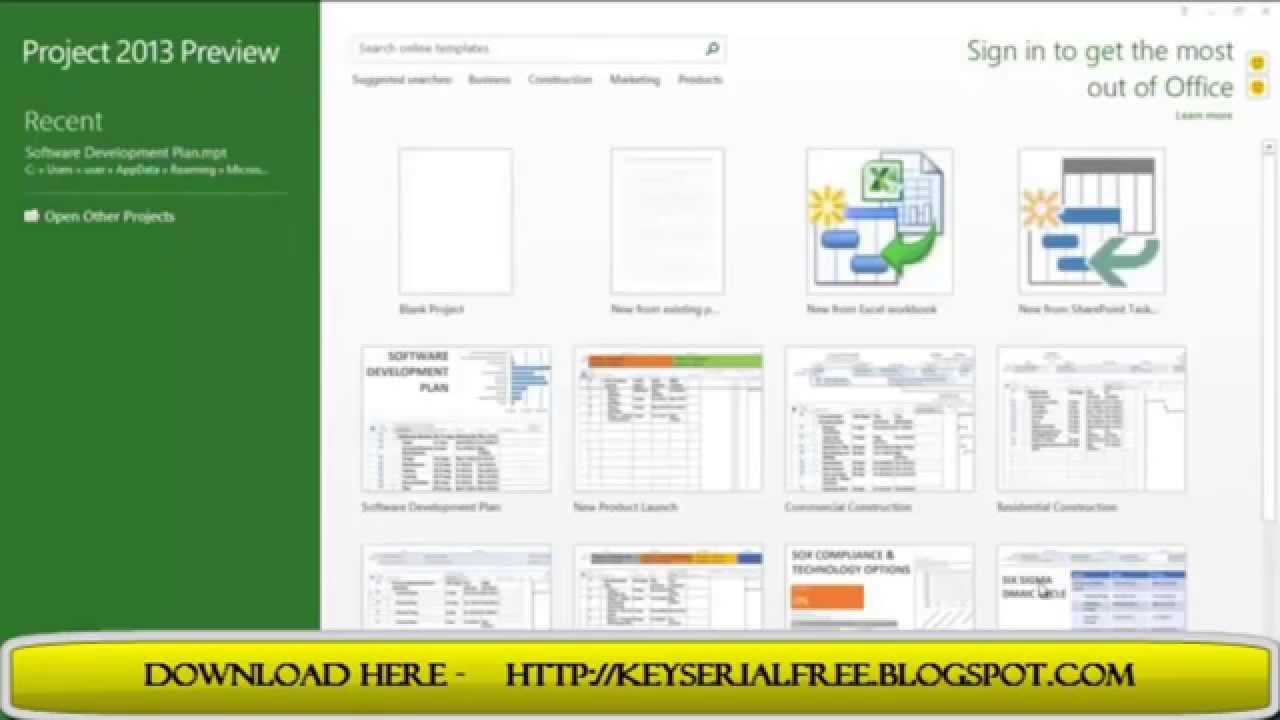 Microsoft project 2013 download trial version